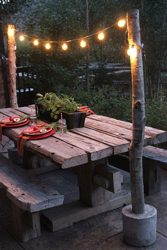 string light for backyard