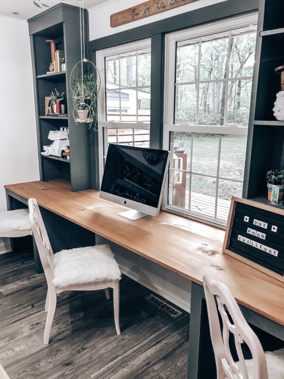 cozy workspace