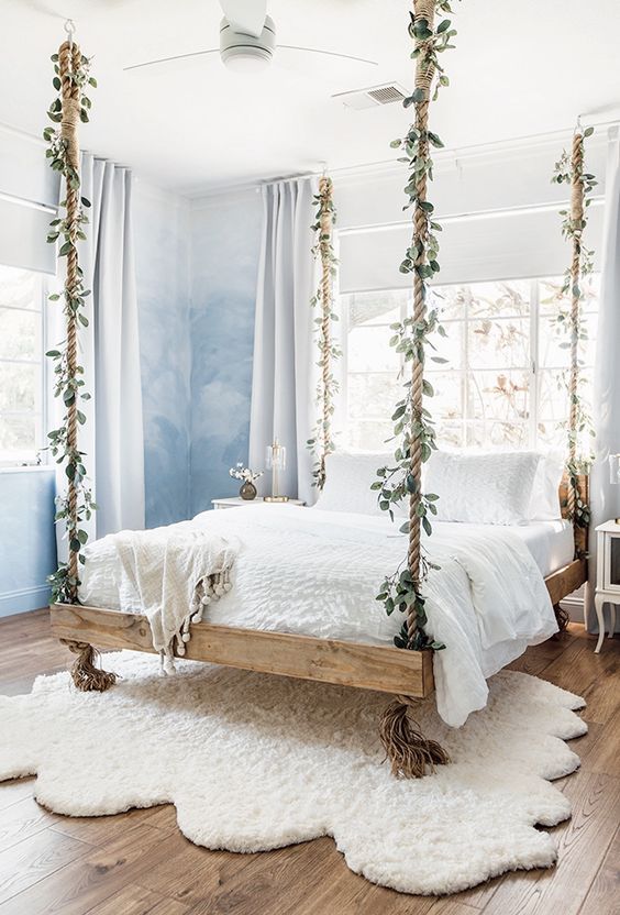 blue bedroom concept