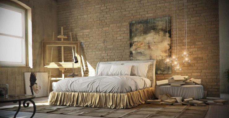 minimalist industrial bedroom ideas
