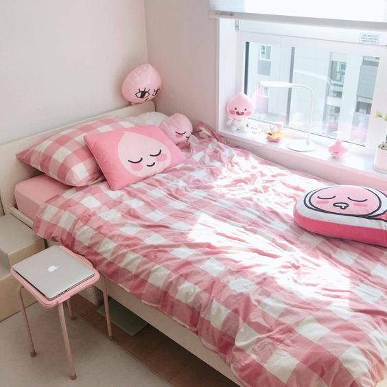 beautiful girl korean bedroom