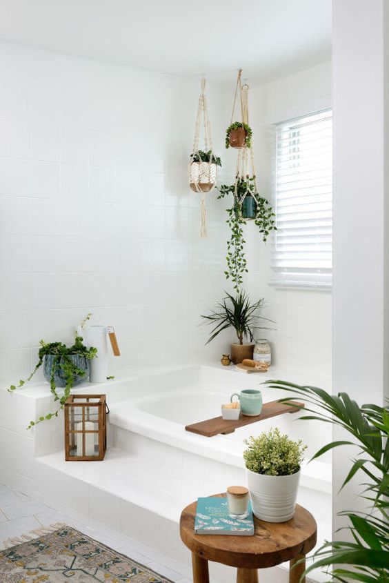 white nature bathroom