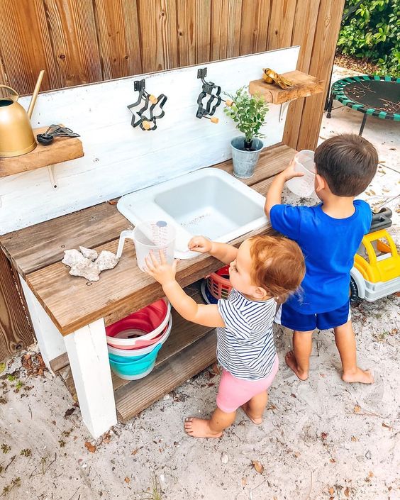 mud kitchen for kids