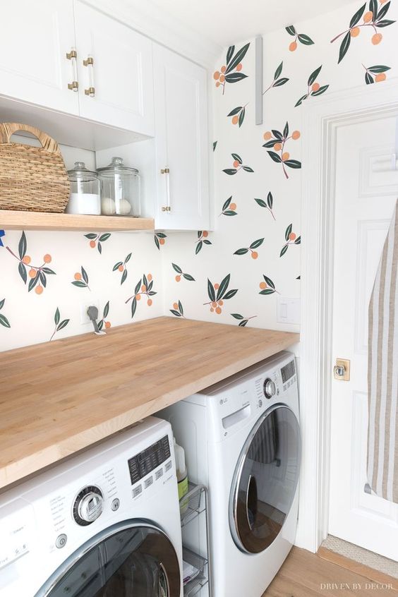 small laundry room