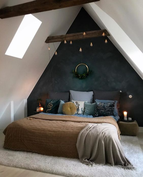 cozy attic bedroom