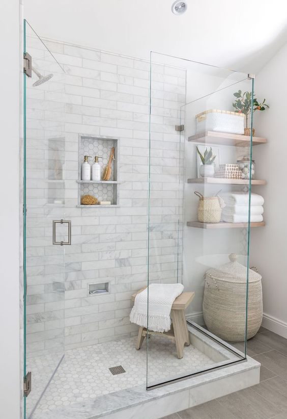 glass shower enclosure