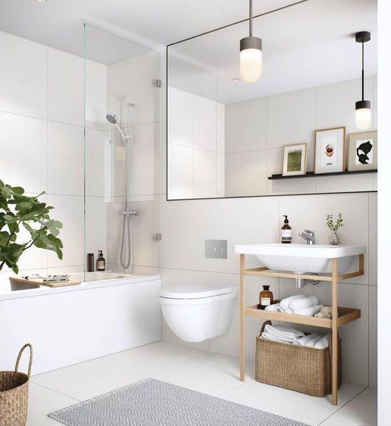 small scandinavian bathroom