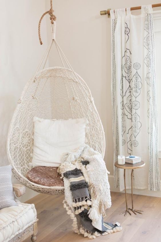 bedroom swing chair