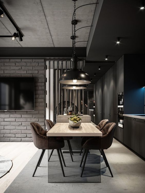 15 Industrial Dining Room Design Ideas, Industrial Style Dining Room Ideas