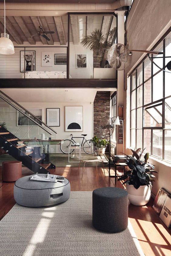 beautiful industrial interior design