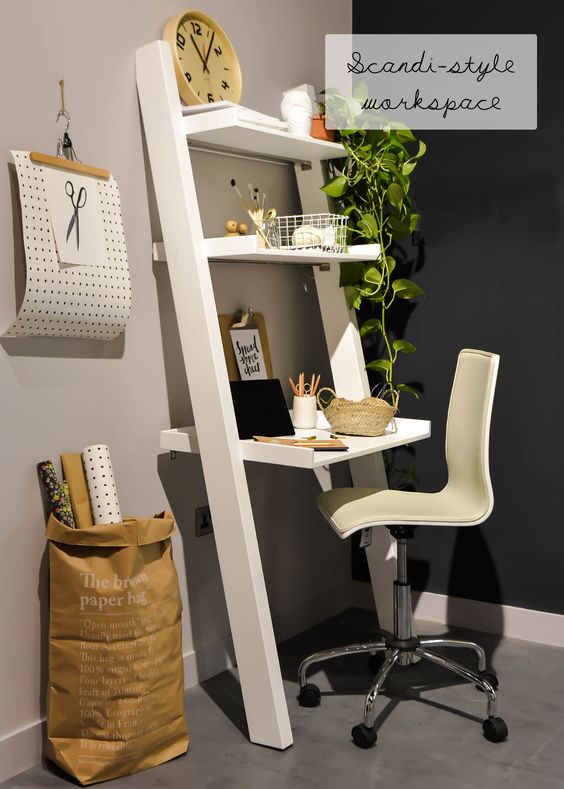 attractive small workspace