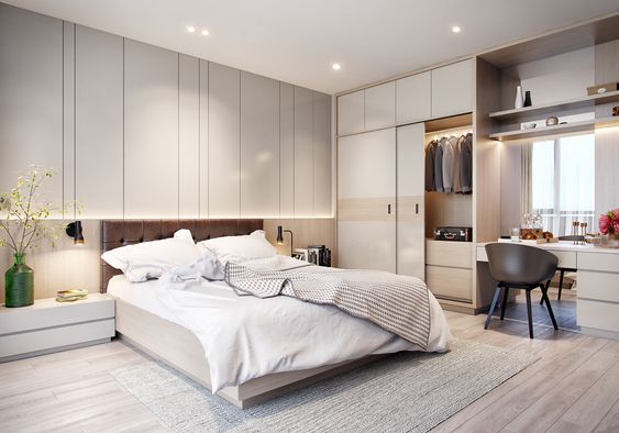 simple elegant bedroom