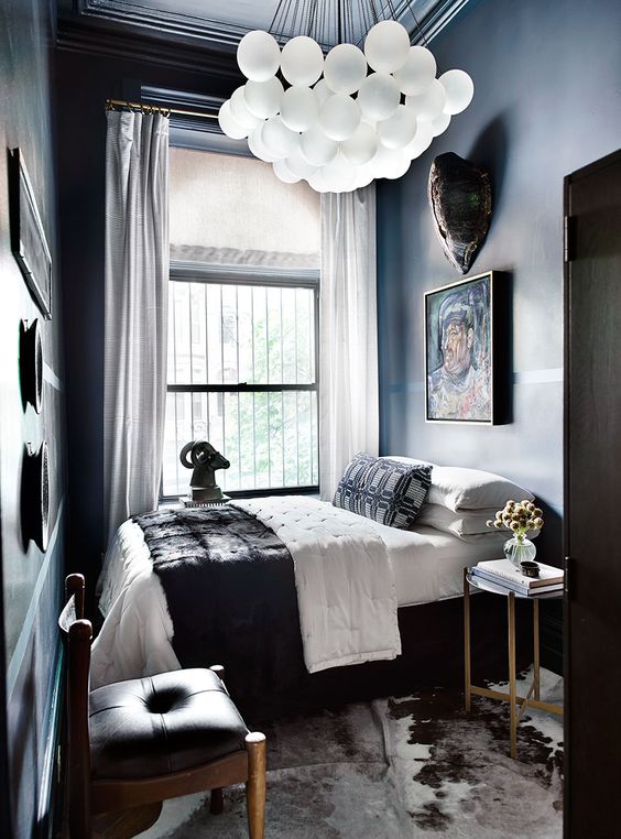 masculine modern small bedroom