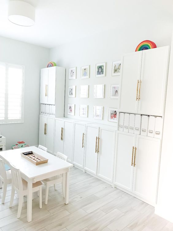 white nuances playroom