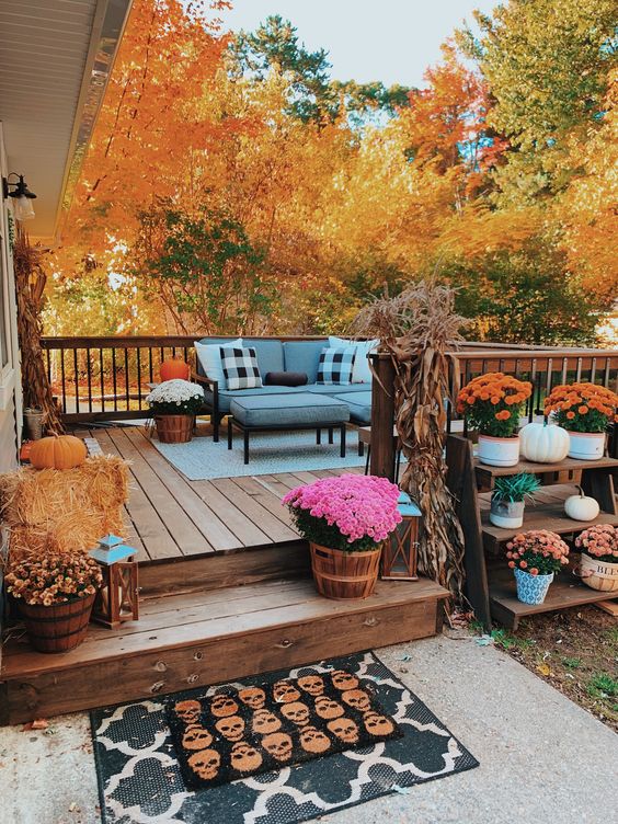 cozy outdoor for fall