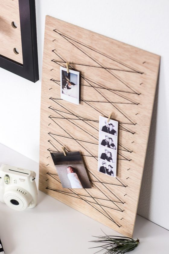 Clothespin Memo Board