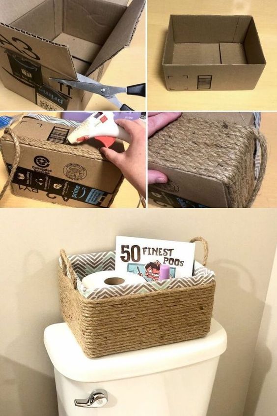 rope basket DIY