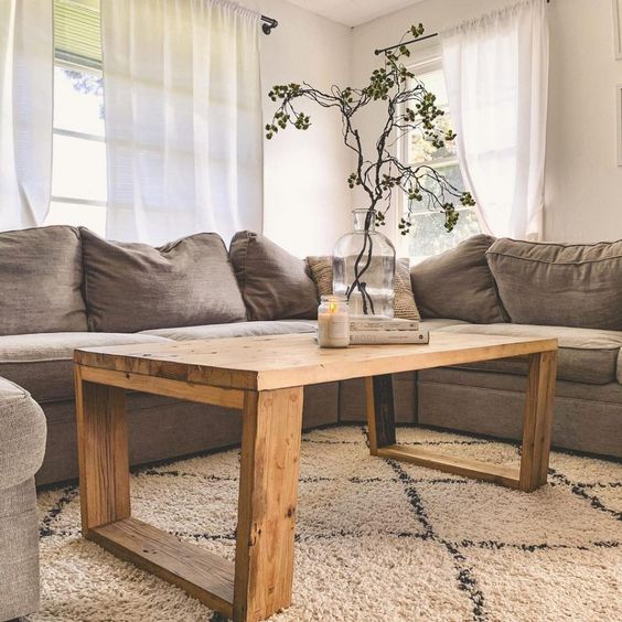 rustic coffee table