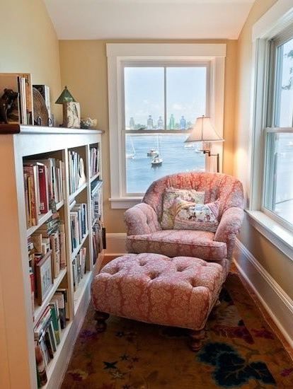 mini library in small room