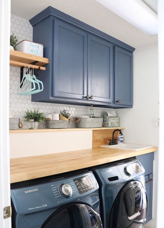 interesting laundry room