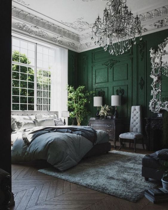 elegant green bedroom ideas