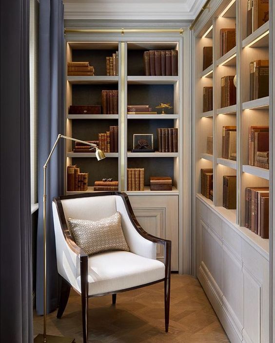 elegant mini library ideas