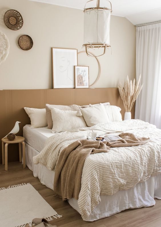 calm bedroom in soft-tones ideas