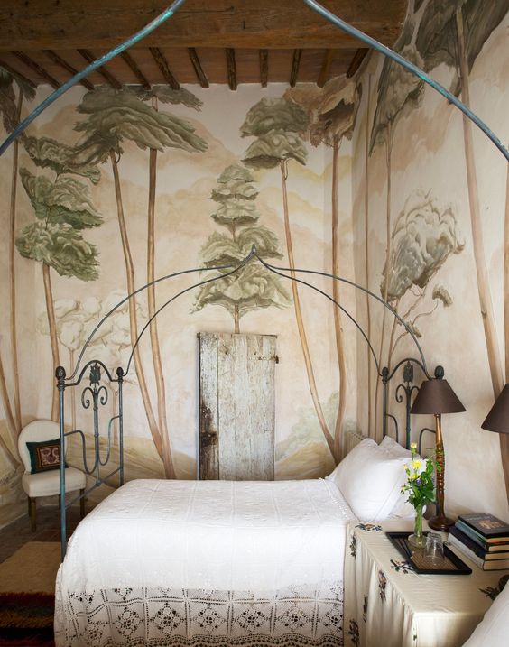 italian bedroom in soft-tones ideas