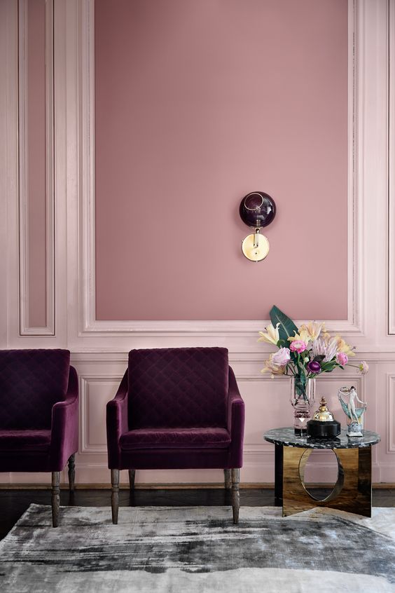 pink interior decor ideas