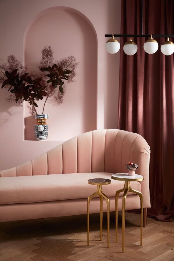 elegant pink room