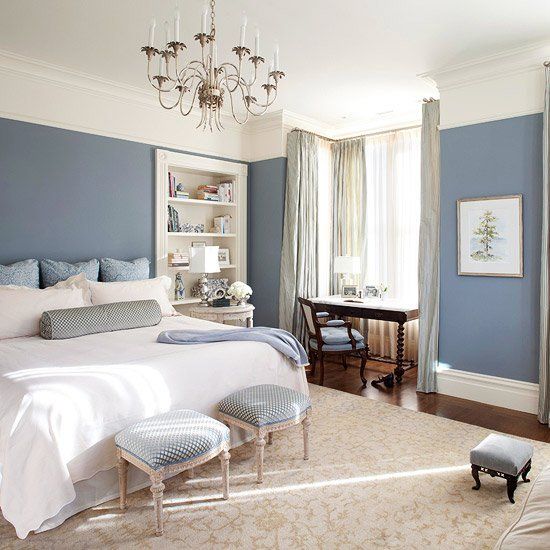 serenity blue bedroom
