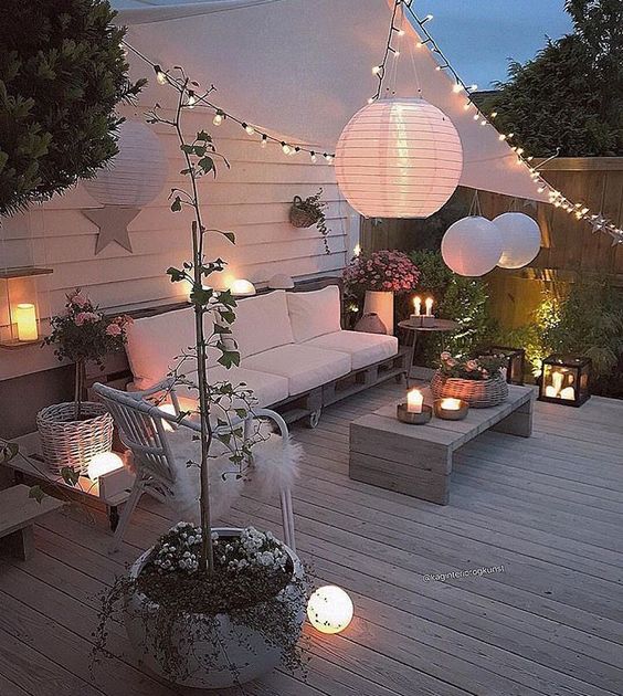 romantic rooftop decor
