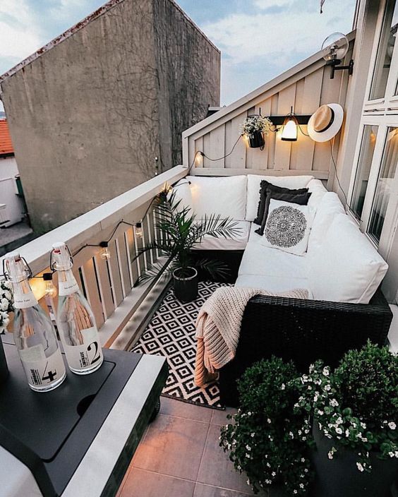Monochrome Balcony Design