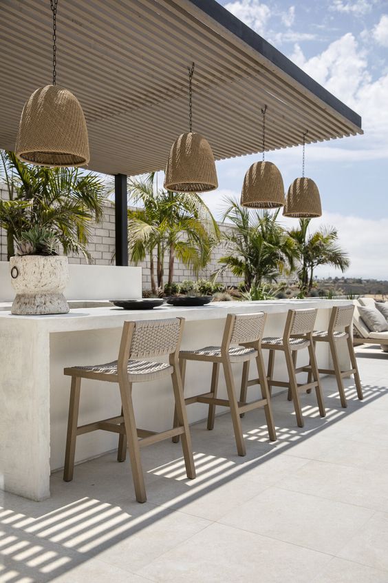 Modern Mediterranean Rooftop Terrace Design