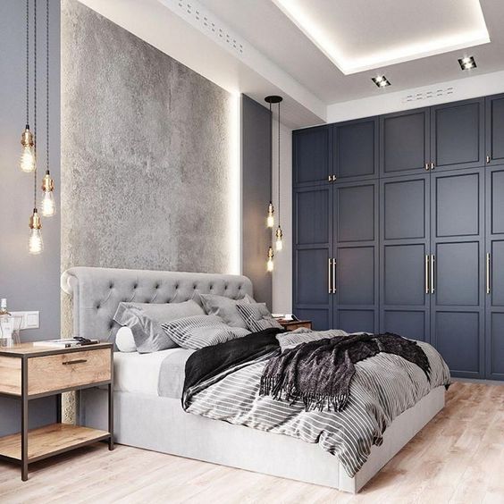 industrial contemporary bedroom ideas