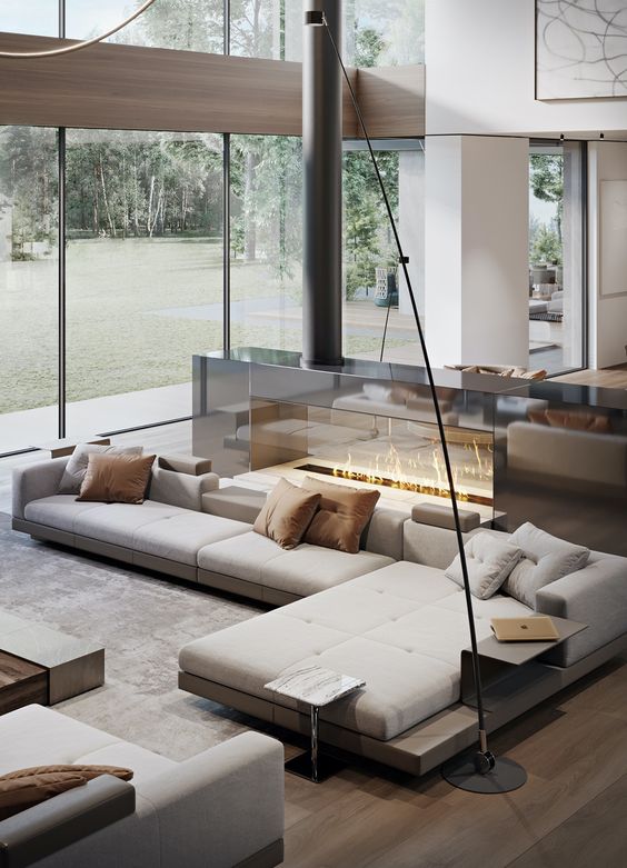 Luxury Contemporary Living Room