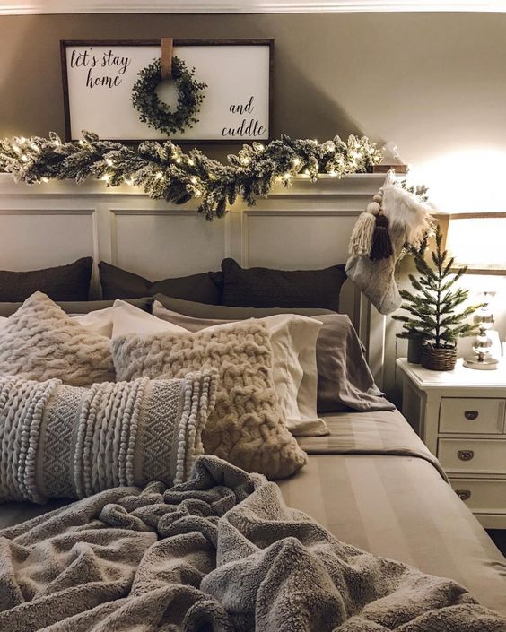 winter bedroom