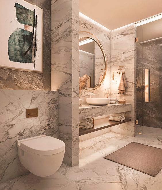 marble of bathroom ideas and decor