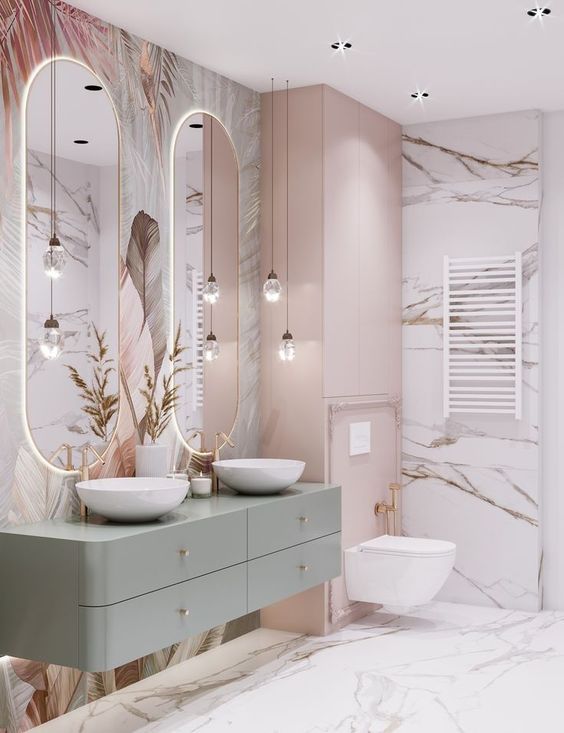 soft elegant bathroom ideas