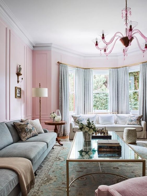 vintage living room design
