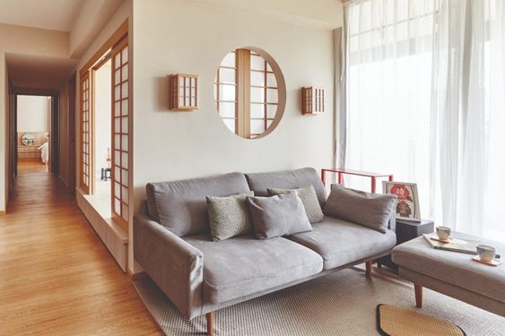 corner Japanese Living Rooms Ideas