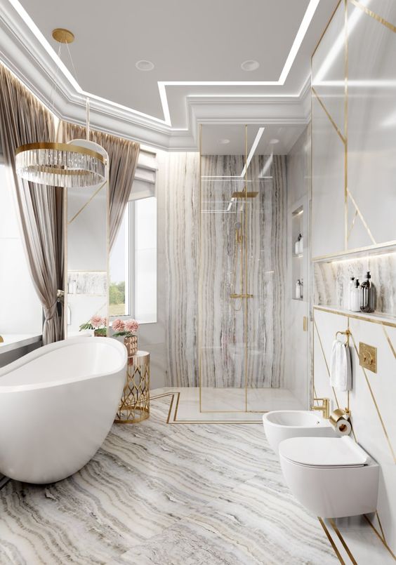 luxury elegant bathroom ideas