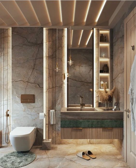 serenity elegant bathroom ideas