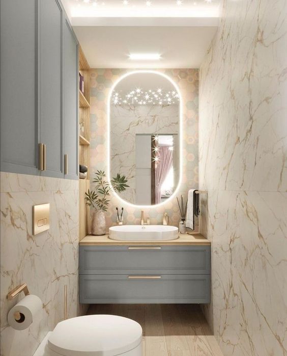 soft marble of bathroom ideas