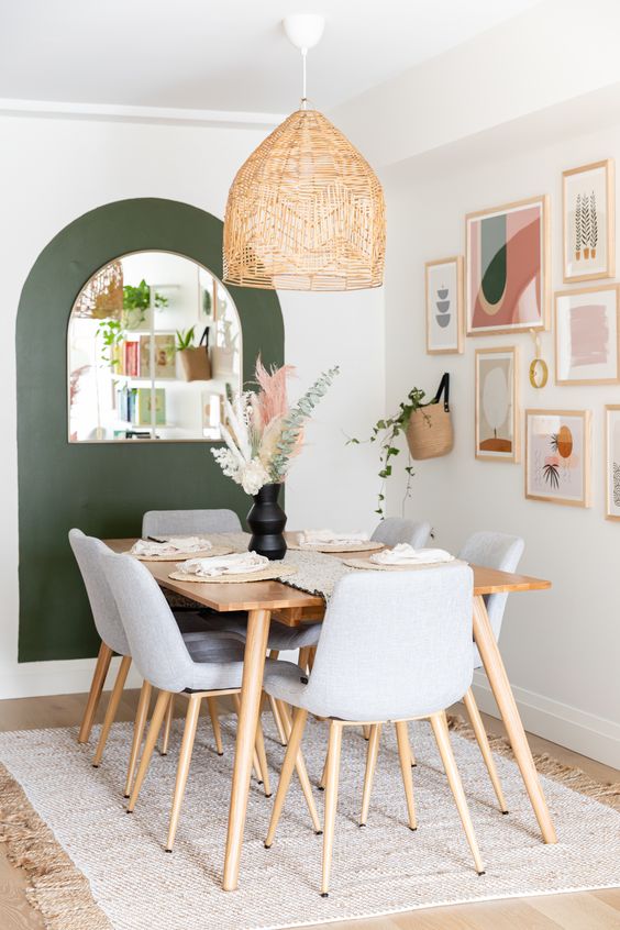 colourful small dining room ideas