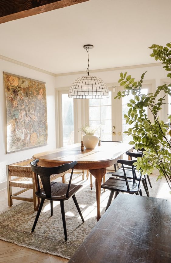 simple Cozy Dining Room Decor and Ideas