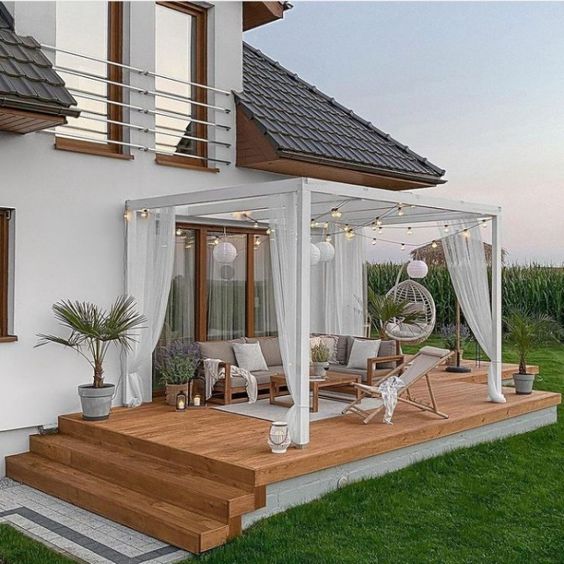modern Outdoor Living Room Ideas