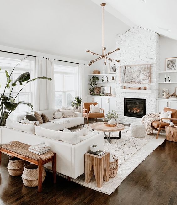 white Living Room Decors