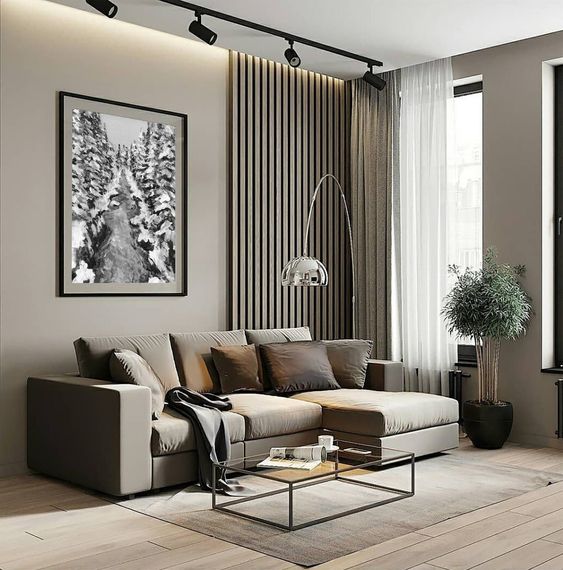 shady Modern Living Room Design look
