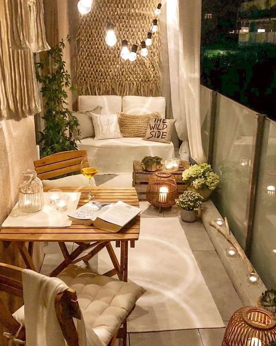 cozy small balcony ideas